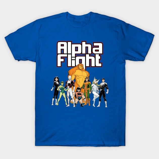 Alpha Flight Team T-Shirt by Montes